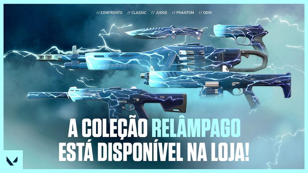 Valorant: Skins da coleção Relâmpago chegam ao jogo