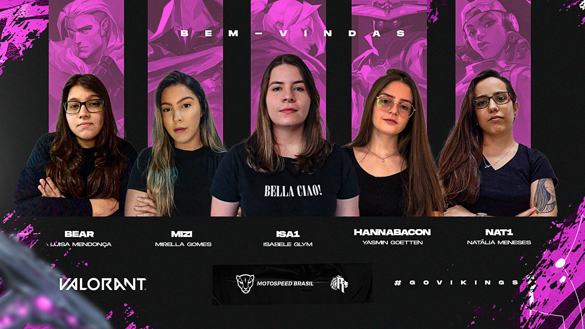 Valorant: Team Vikings contrata elenco feminino