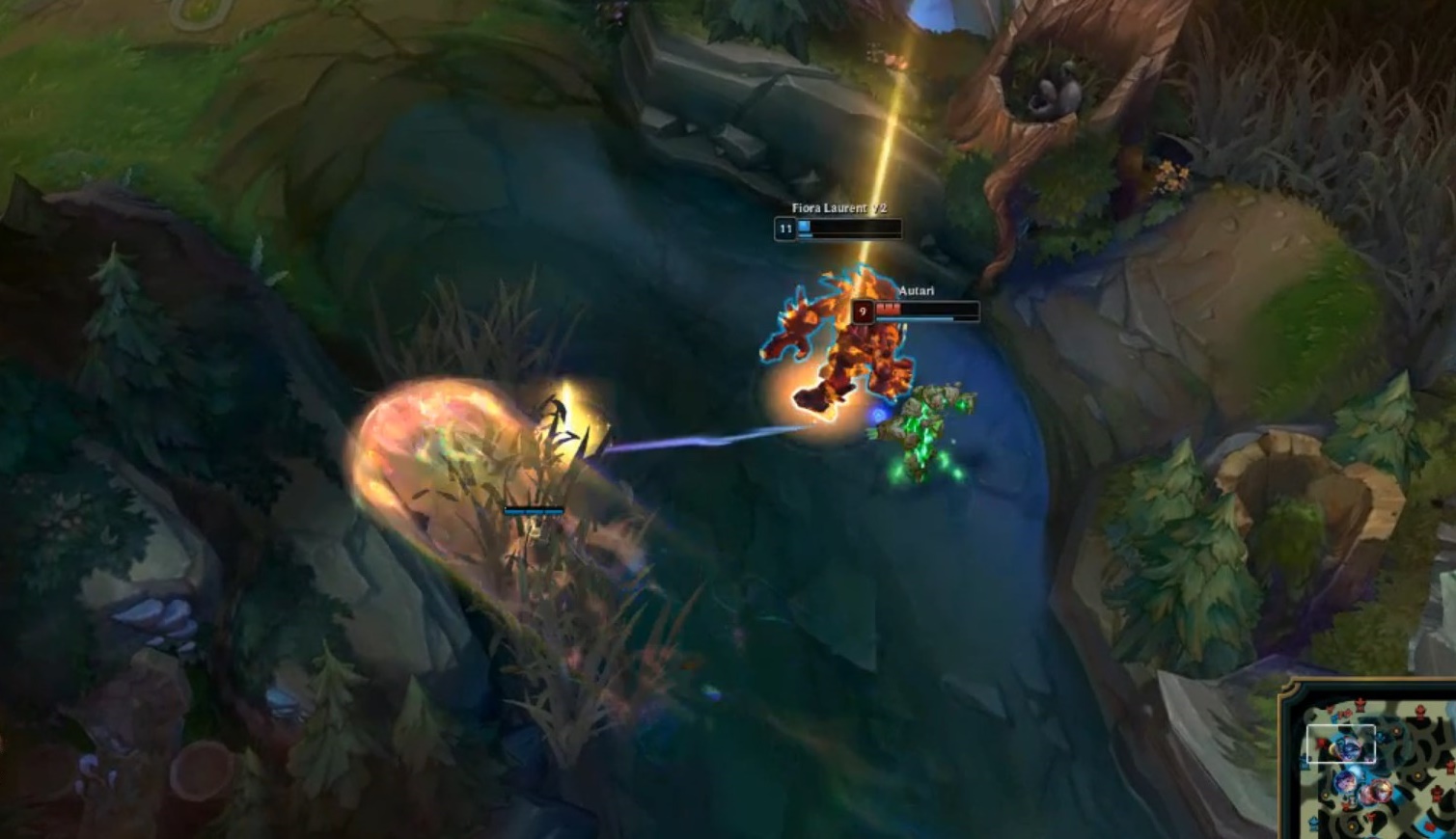 LoL: Esse Malphite deu o maior baile nas skillshots pra solar o Xerath