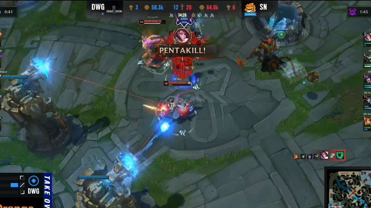 Worlds 2020: Bin realiza o primeiro Pentakill da história de uma final