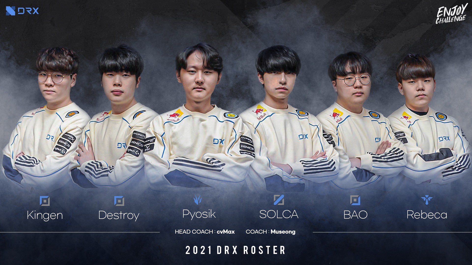 LoL: DRX divulga sua escalação para a LCK 2021