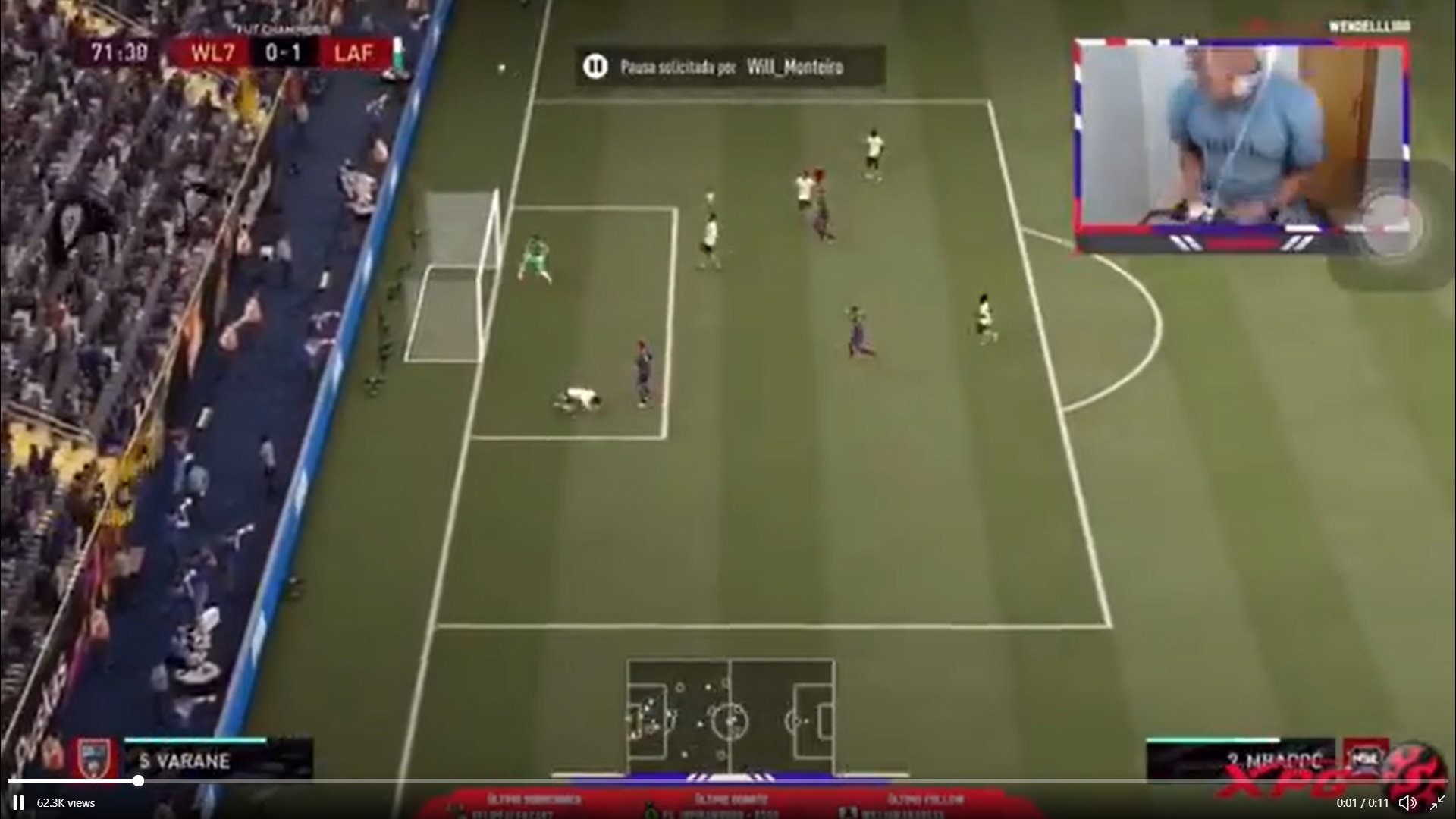 FIFA 21: Com soco na porta, Wendell Lira erra gol e dá rage hilário