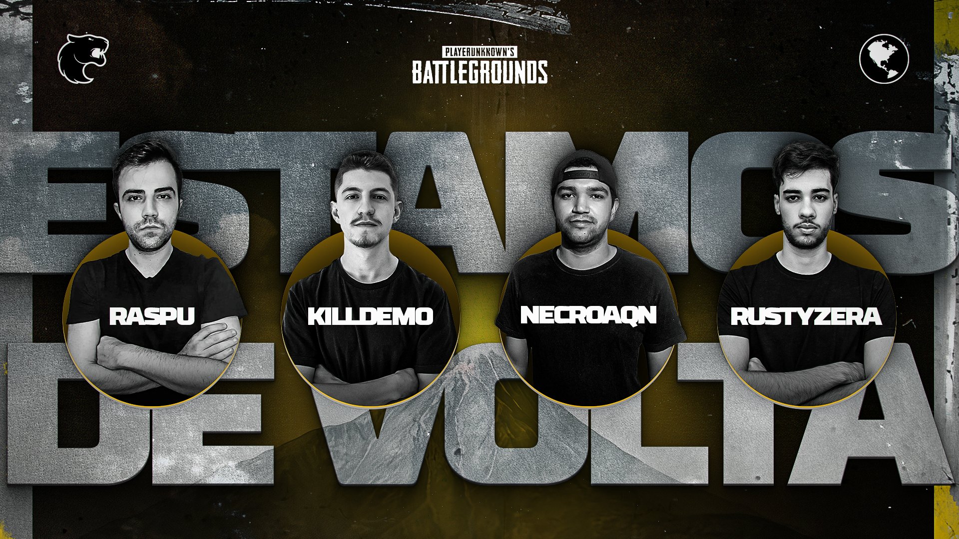 PUBG: FURIA anuncia retorno ao competitivo