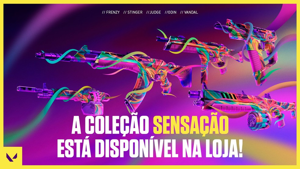 Valorant: Riot divulga coleção de skins Sensação