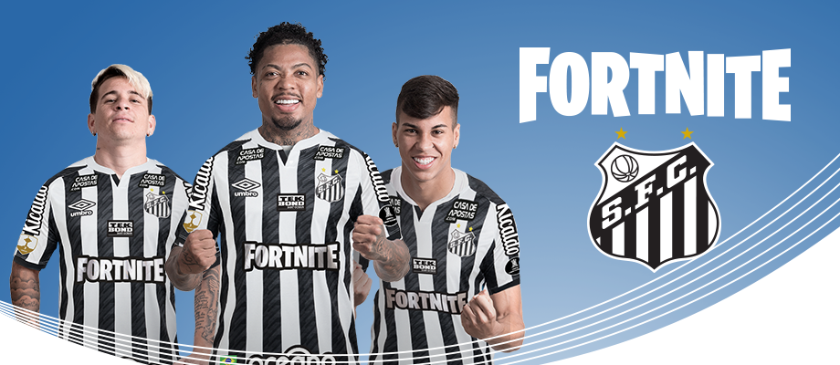 Santos terá Fortnite como patrocinador master na final da Libertadores