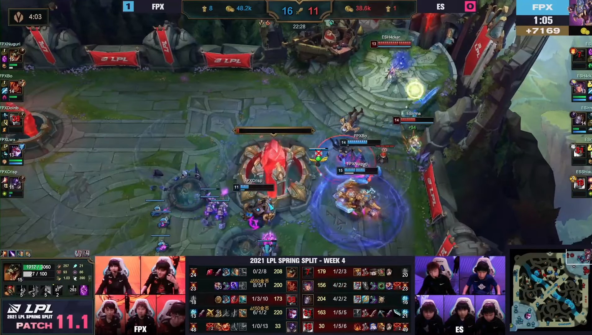 LPL 2021: FPX faz o jogo mais rápido da liga na temporada