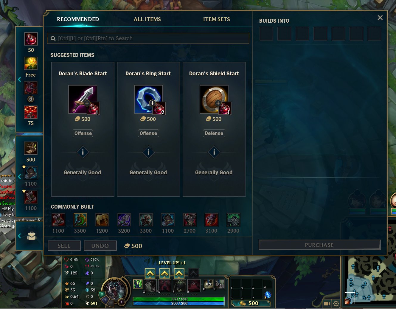 LoL: Atualização trará sugestões de pacotes de itens iniciais