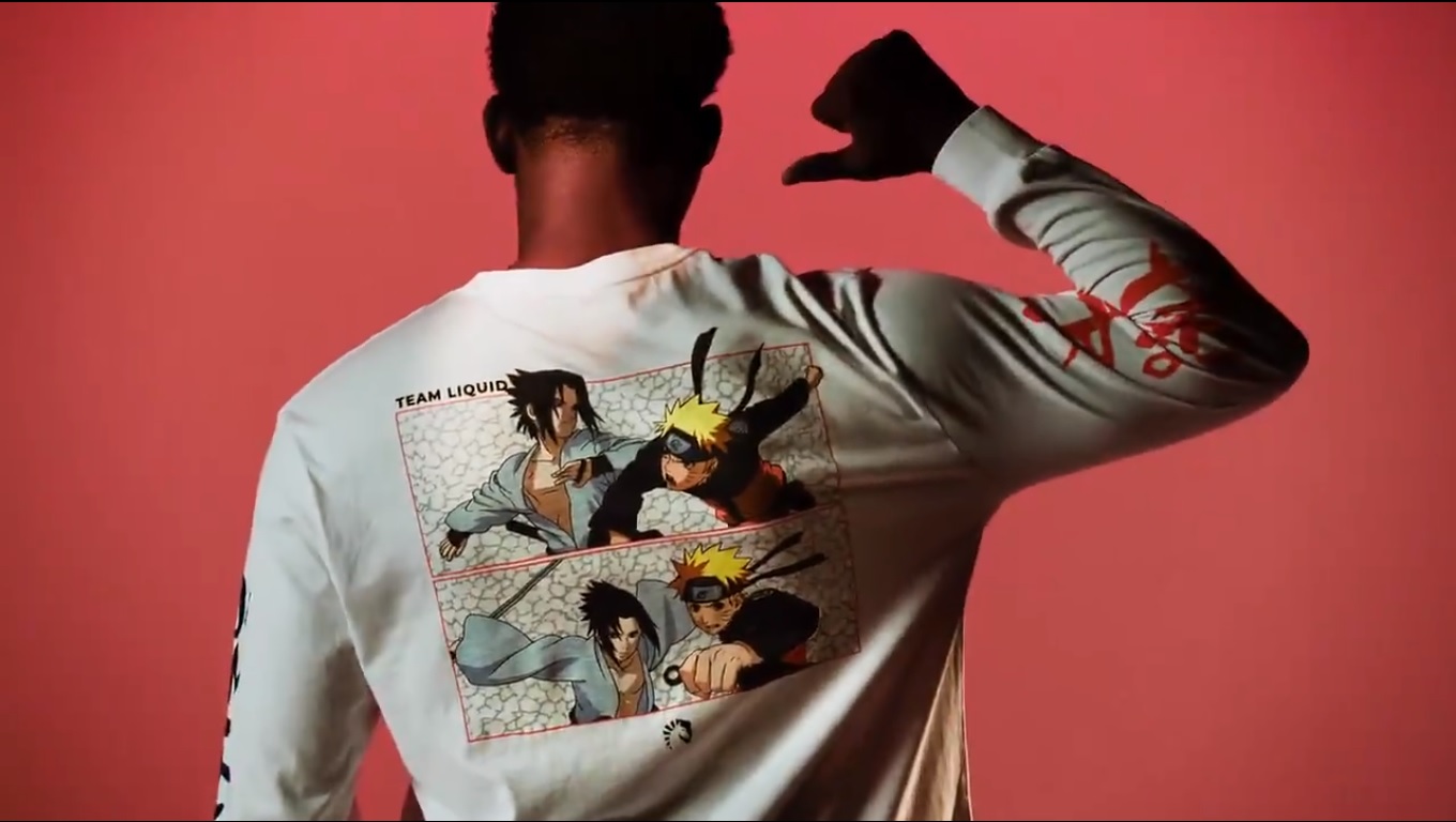 Team Liquid anuncia roupas em parceria com Naruto Shippuden