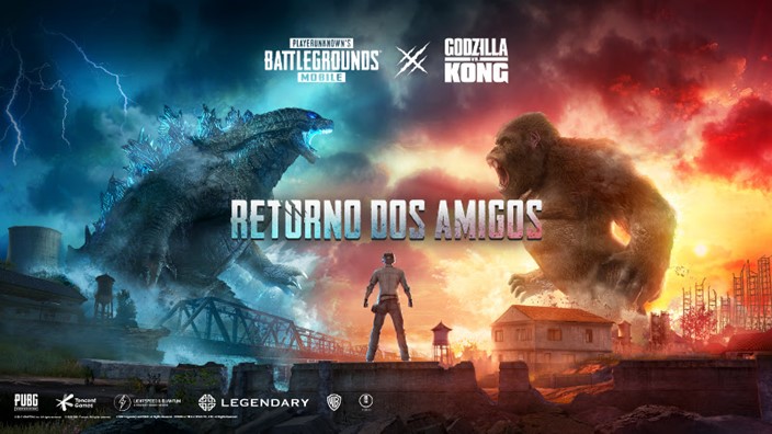 Evento de Godzilla e Kong chega ao PUBG Mobile no início de maio