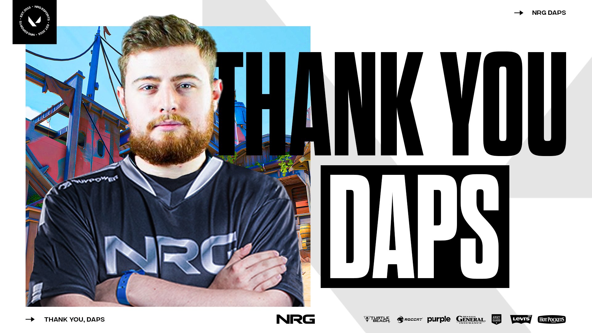 VALORANT: Daps deixa a NRG e anuncia aposentadoria