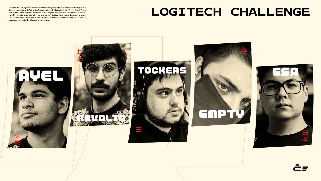 Logitech G Challenge: Revolta, Tockers, Esa e outros grandes nomes vão às finais