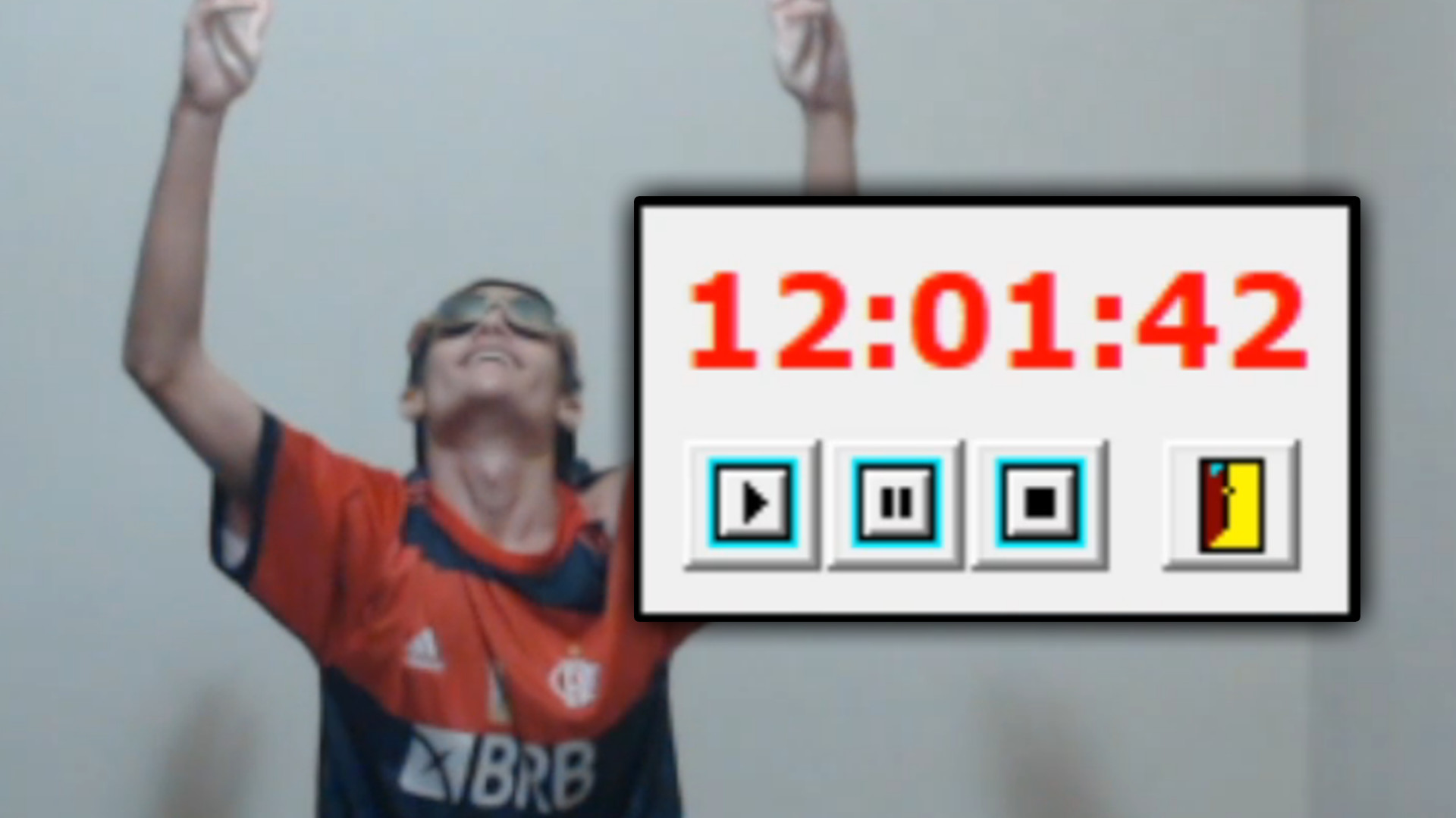 Twitch: Caio Dançarino sarra por 12 horas seguidas e quebra o próprio recorde