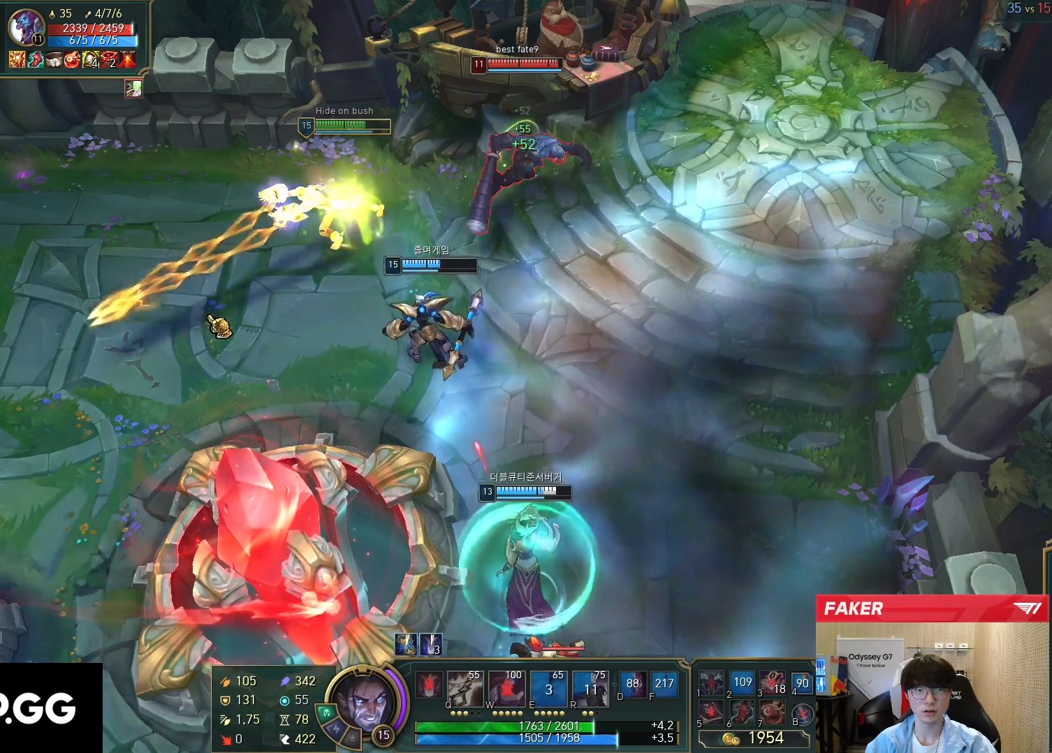 LoL: Faker buga a Zhonya na “cara dura” em sua stream