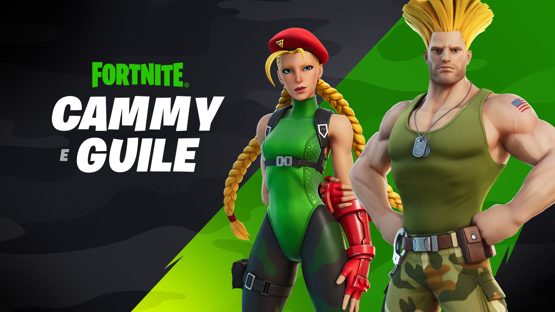 Fortnite: Cammy e Guile, de Street Fighter, entram como as novas skins do jogo