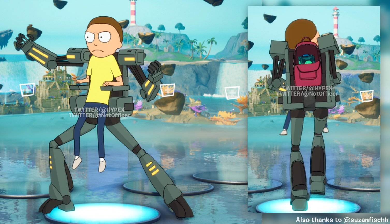 Fortnite: Vazamento mostra Morty e Will Smith como skins
