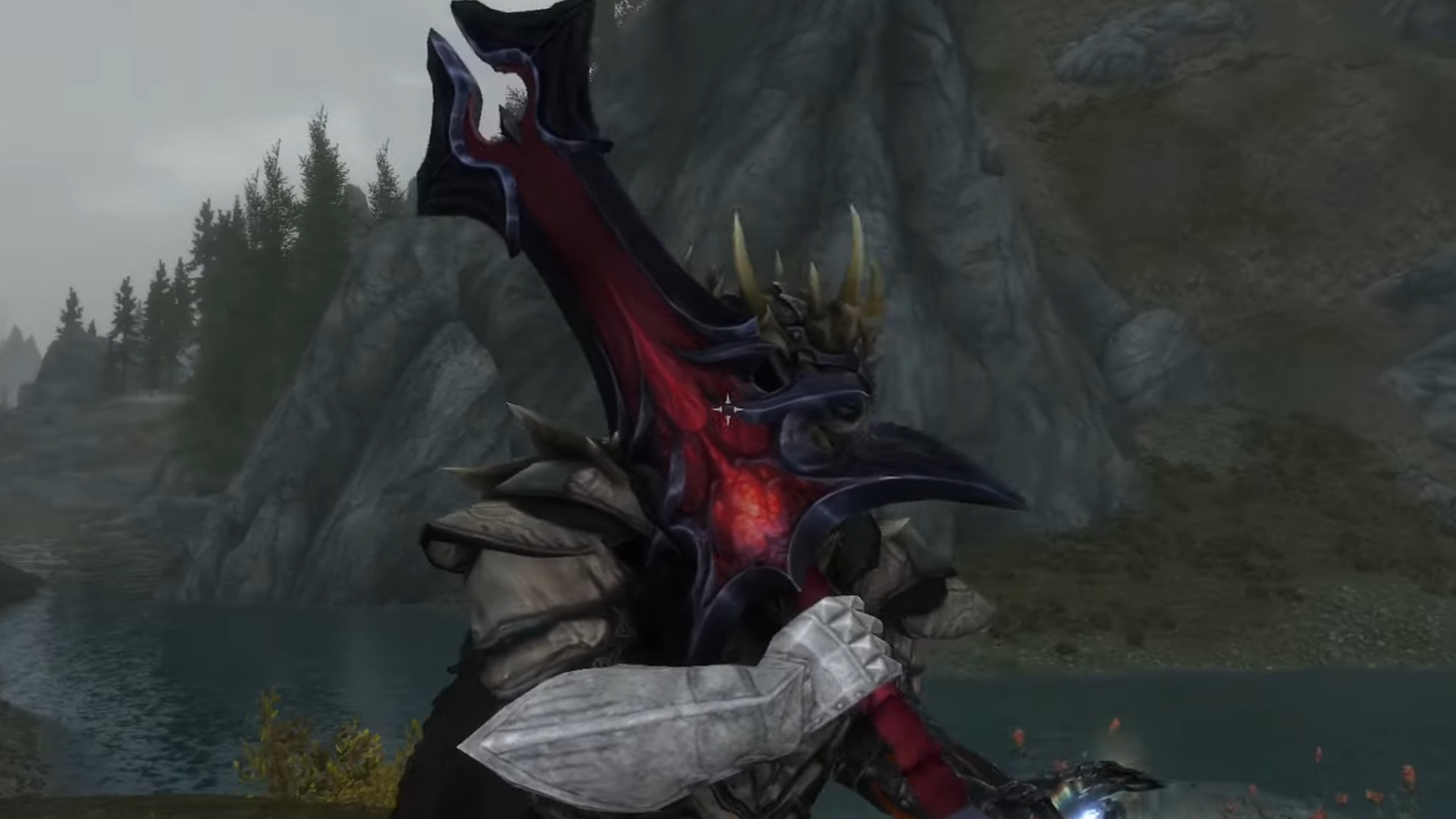 Skyrim ganha mod de LoL com espada Aatrox fatiando geral