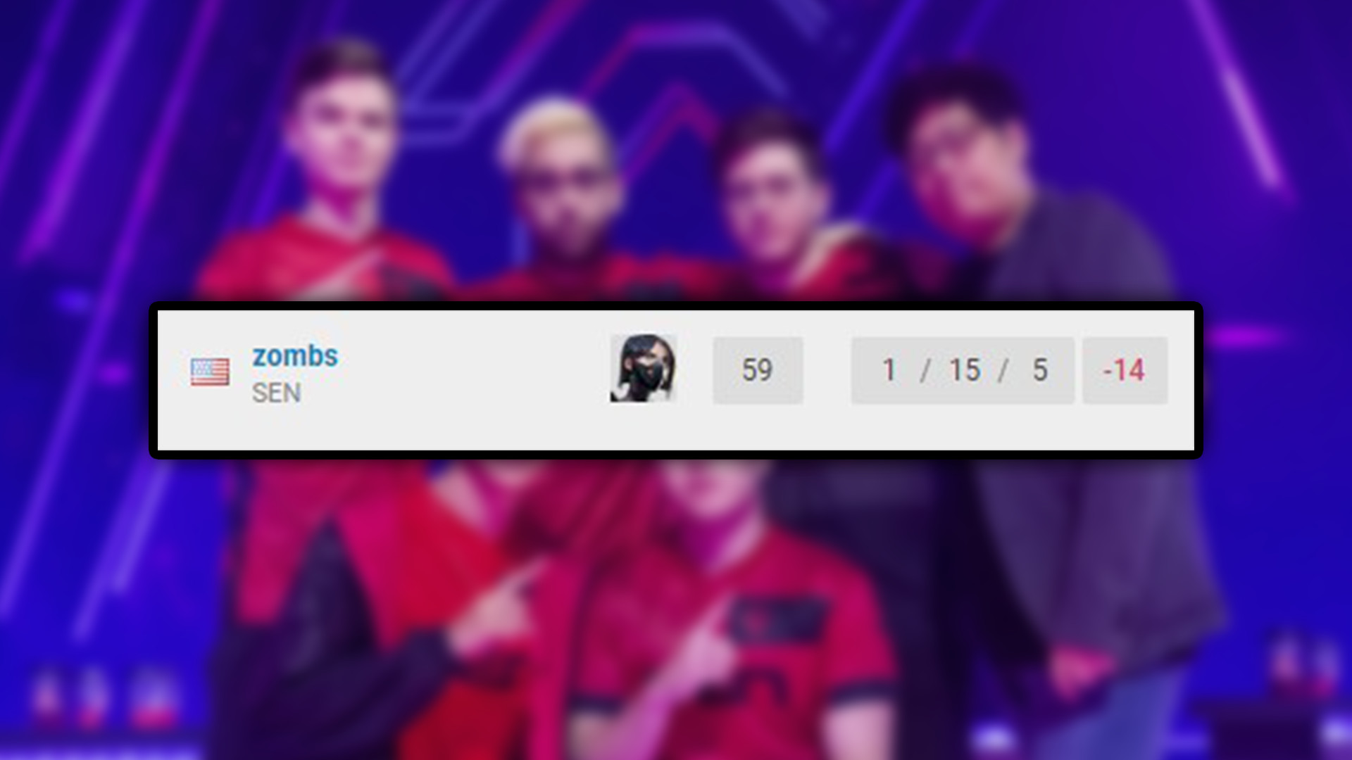 VALORANT Masters Berlin: Zombs, da Sentinels, termina mapa com só 1 kill