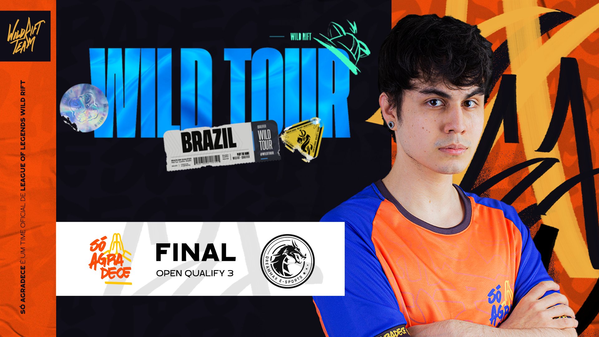 Wild Tour: Só Agradece vence 3° Qualify seguido e garante vaga no presencial