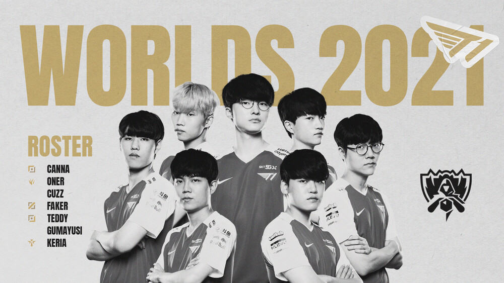 Worlds 2021: T1 revela escalação para o mundial de LoL