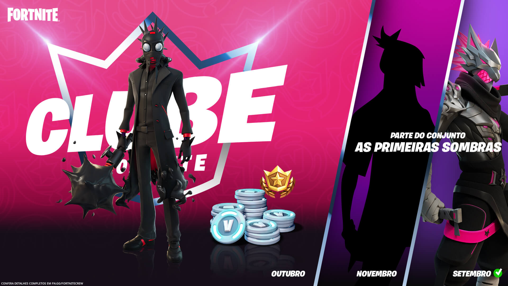Fortnite: Pacote do Clube Fortnite de outubro já está disponível