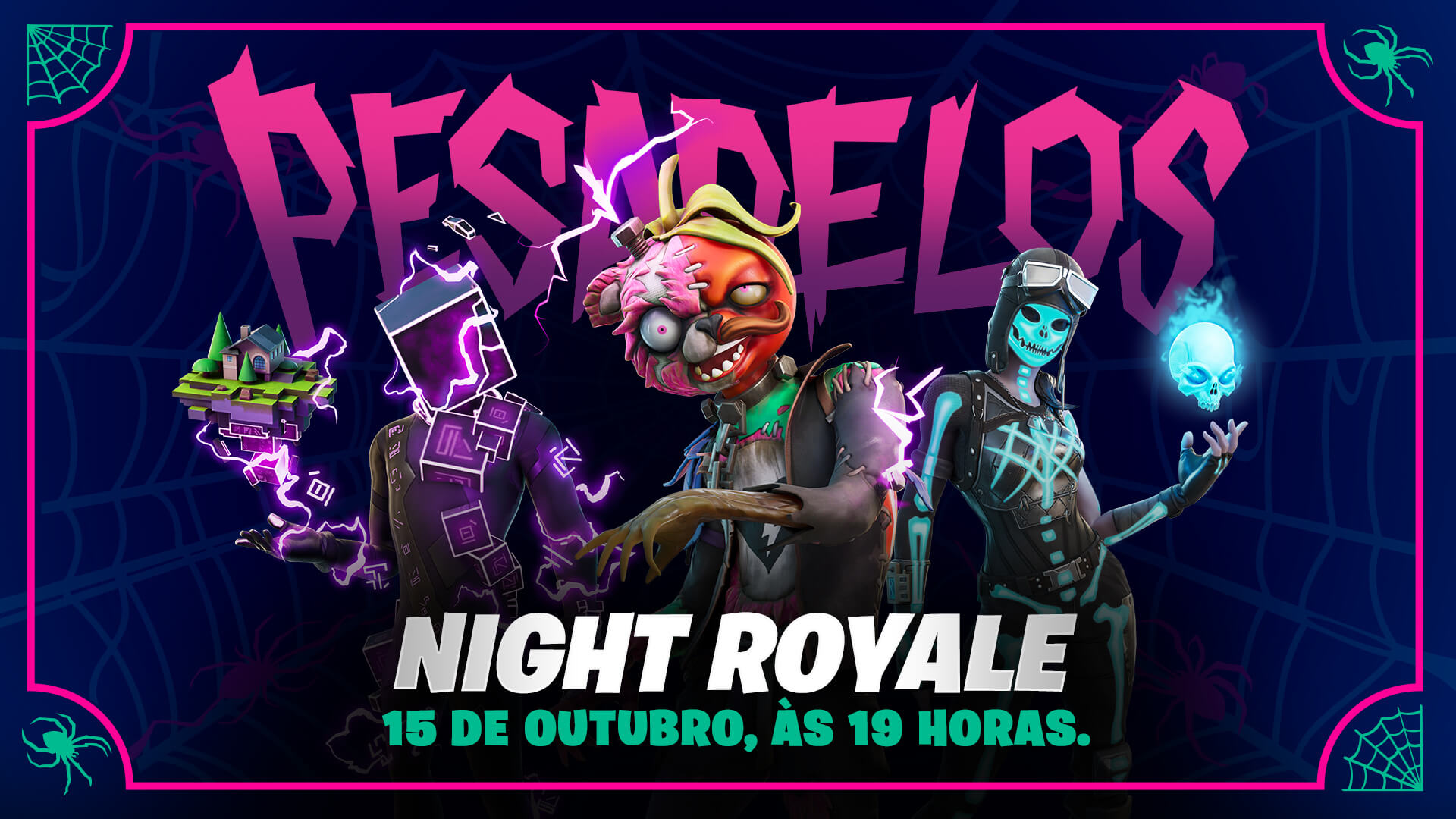 Fortnite Pesadelos: Night Royale terá disputas e pacotes especiais