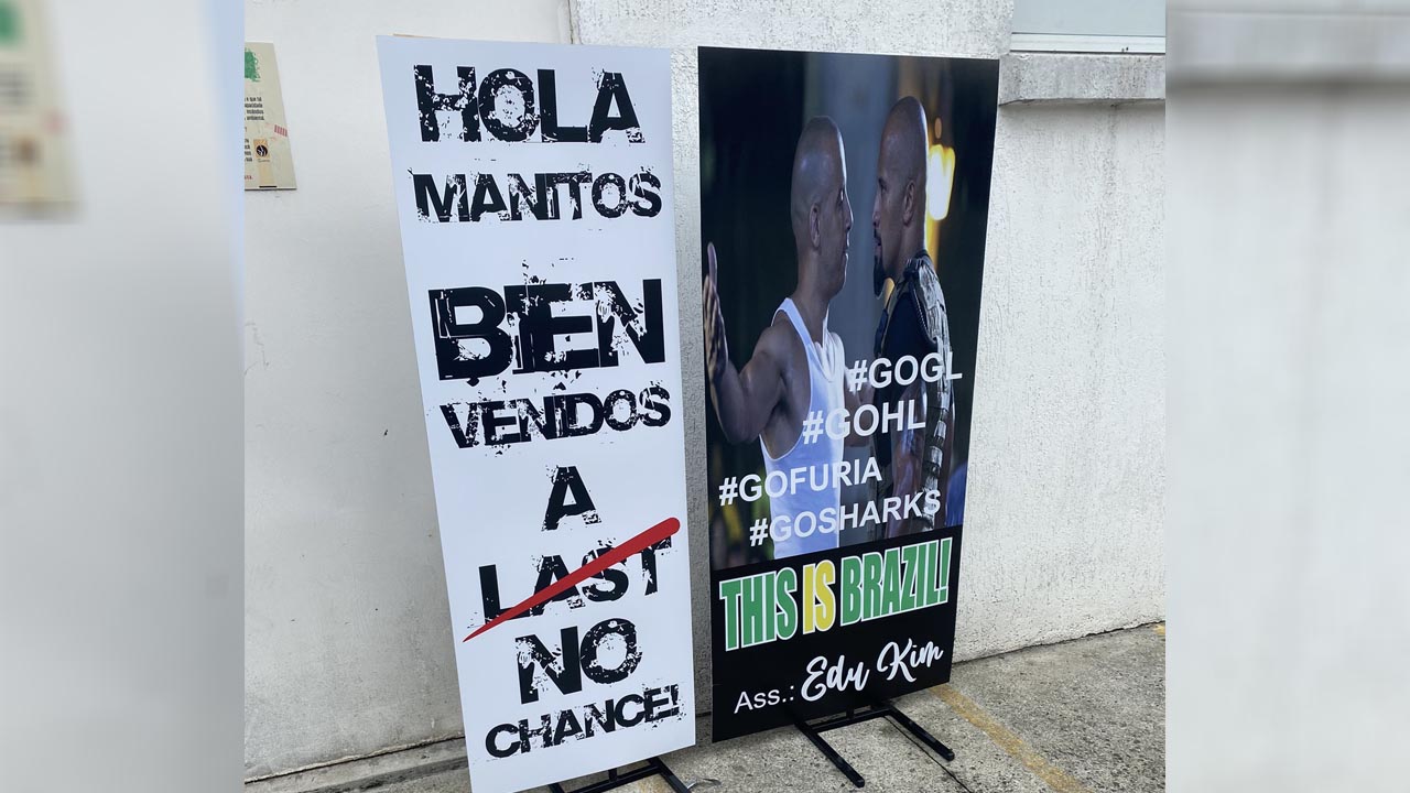 Last Chance: Dono da Keyd provoca times estrangeiros com placa na porta do estúdio