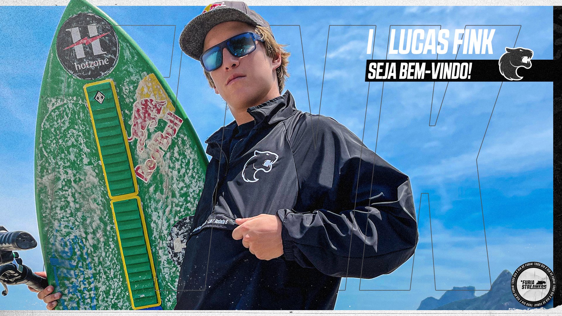 FURIA anuncia campeão mundial de Skimboard como novo criador de conteúdo