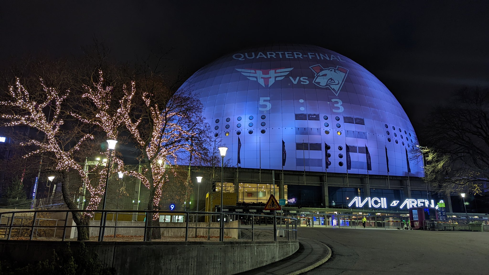 PGL Major Stockholm: Arena tem placar das partidas na área externa