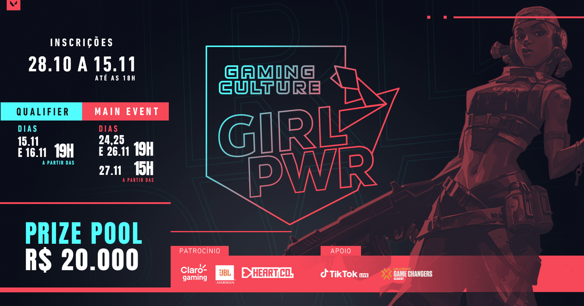 Valorant: Participantes do Main Event do Girl Power estão definidas