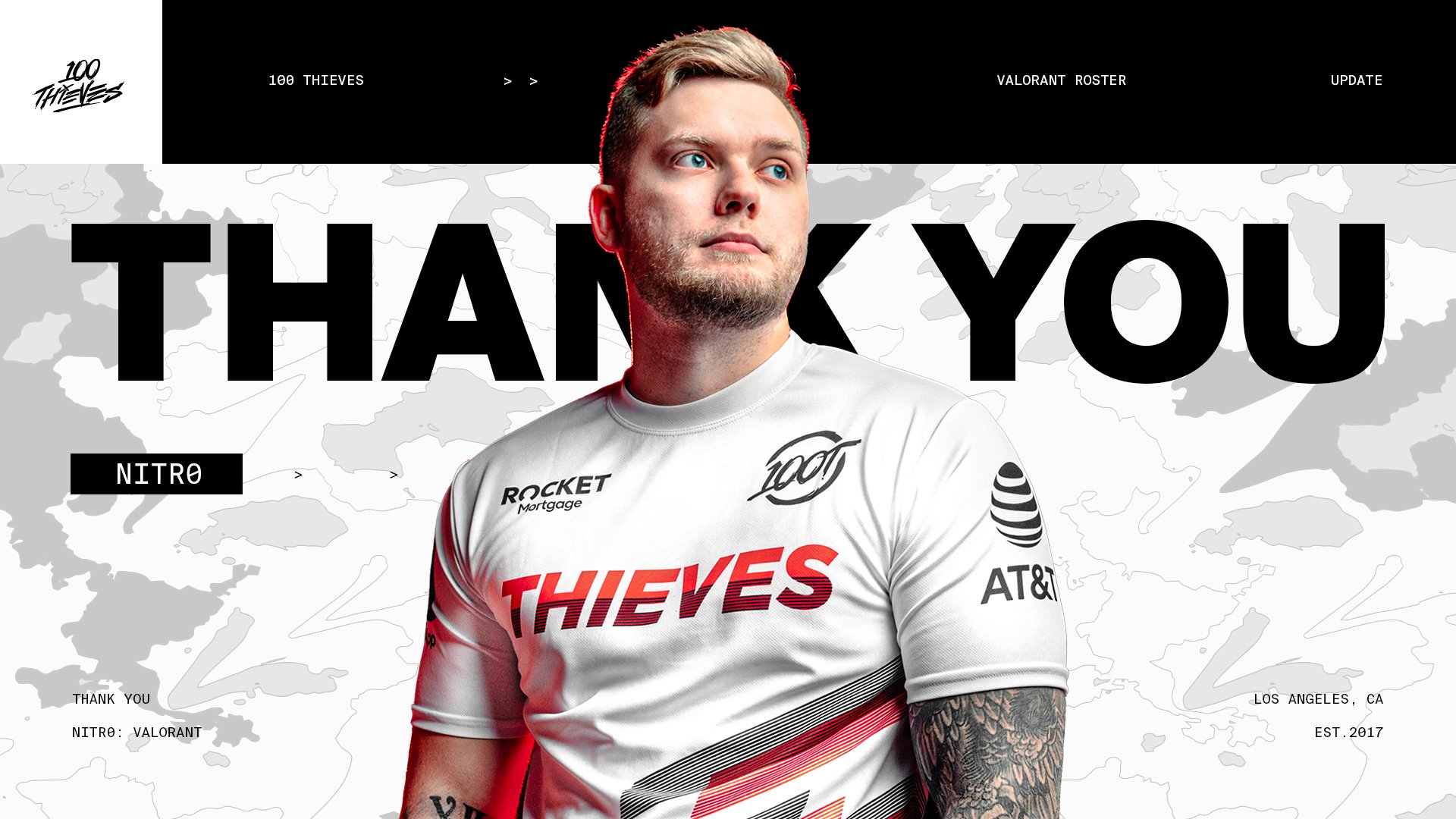 VALORANT: Nitr0 deixa a 100 Thieves