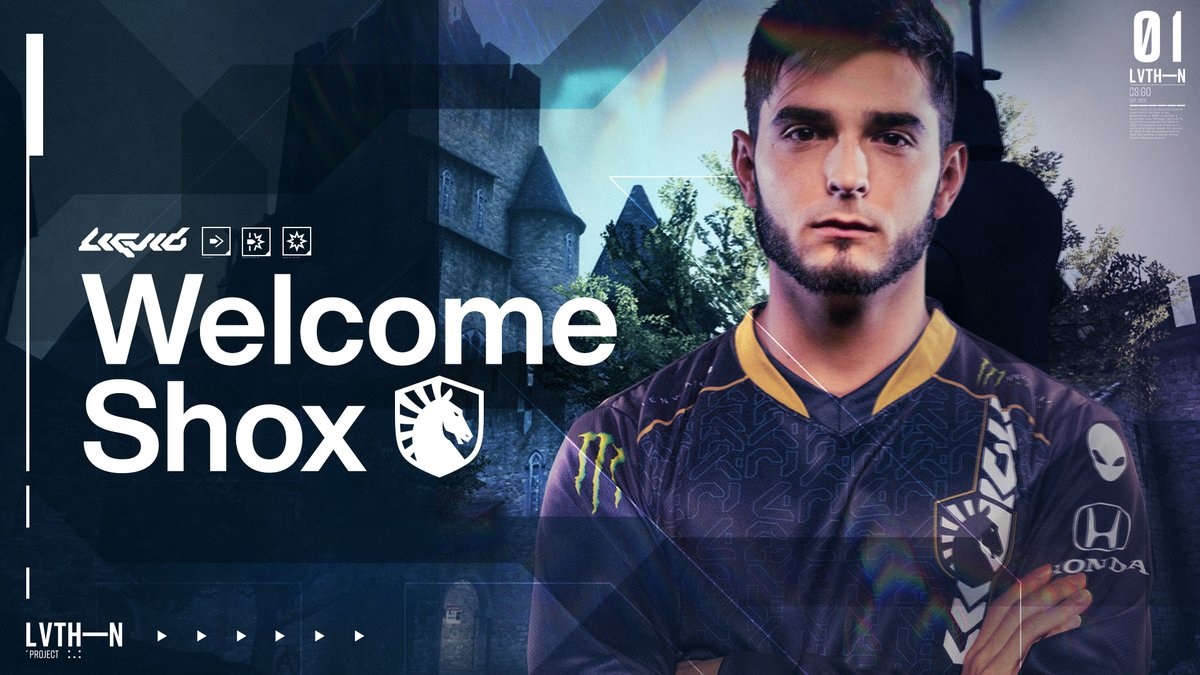 CS:GO: Liquid anuncia a contratação de Shox