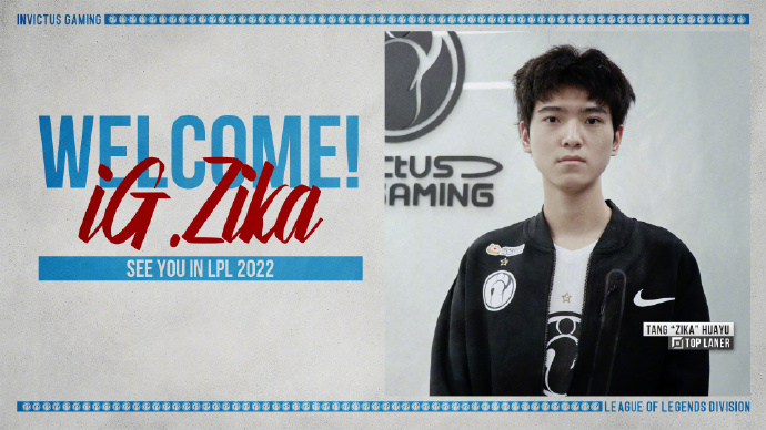 LPL 2022: Zika é o novo top laner da Invictus Gaming