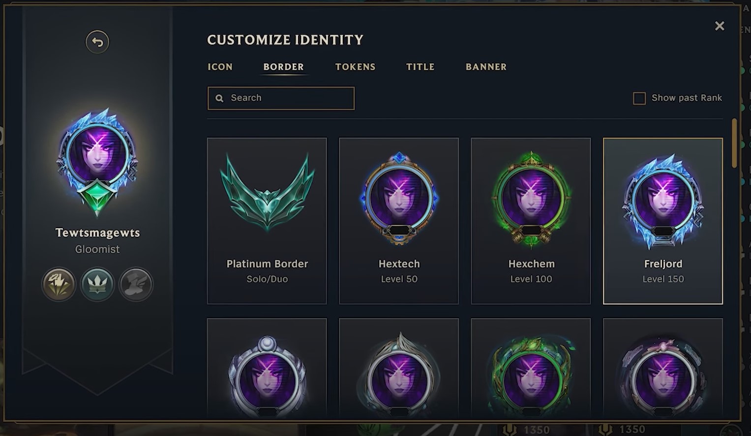 LoL: Jogadores poderão alternar entre bordas de nível antigas