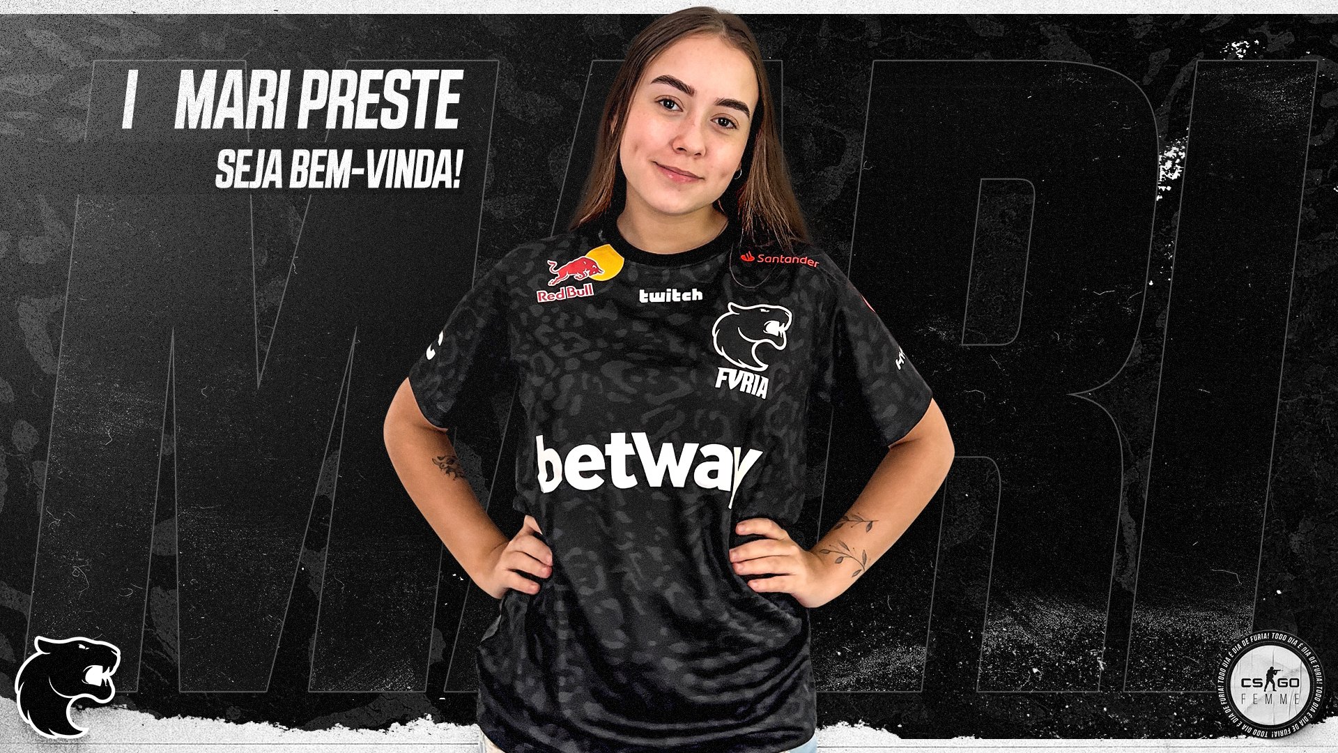 CS:GO: FURIA anuncia a chegada de Mari