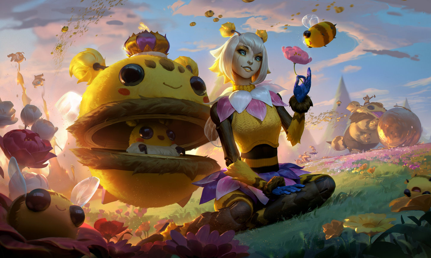 LoL: Ziggs, Heimerdinger, Orianna e Nunu ganharão skins Abelhinha