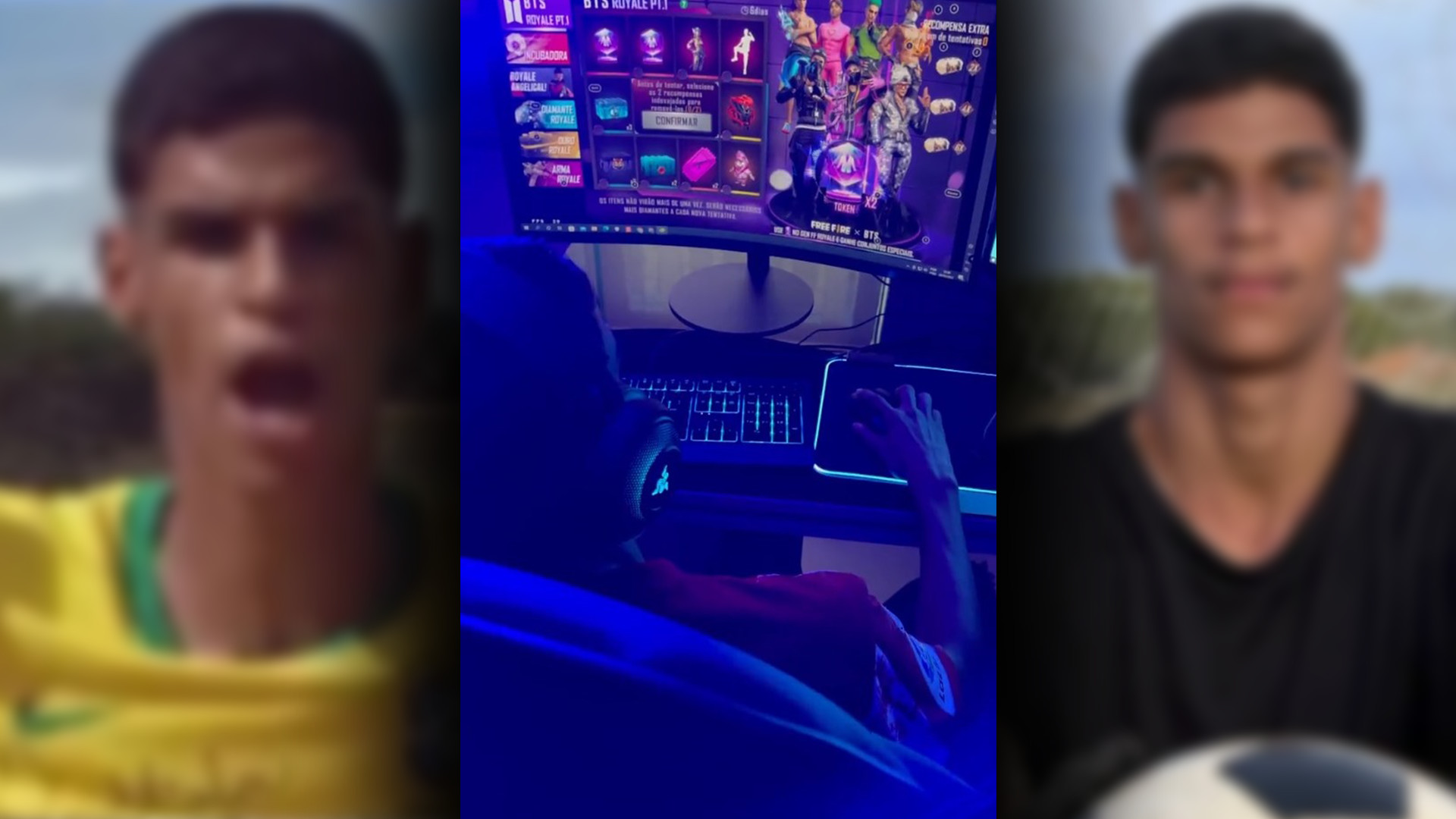 Free Fire: Luva de Pedreiro abre canal na Twitch