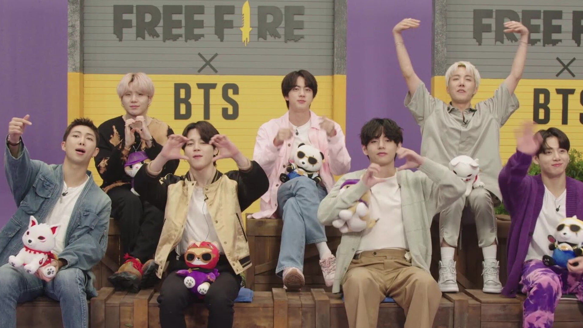 Free Fire: Parceria com BTS terá skins desenhadas por membros do grupo e mais
