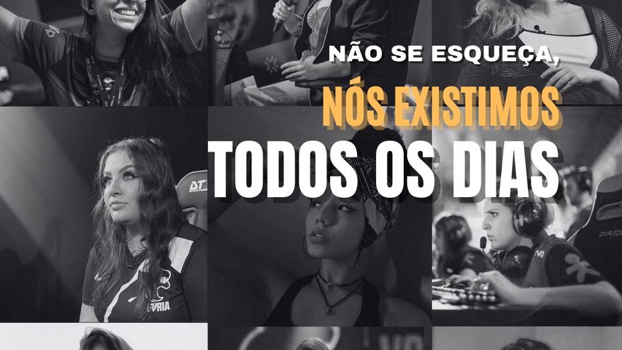 Movimento “#AindaSeremosLembradasPorVoces” busca reconhecimento para mulheres nos esports