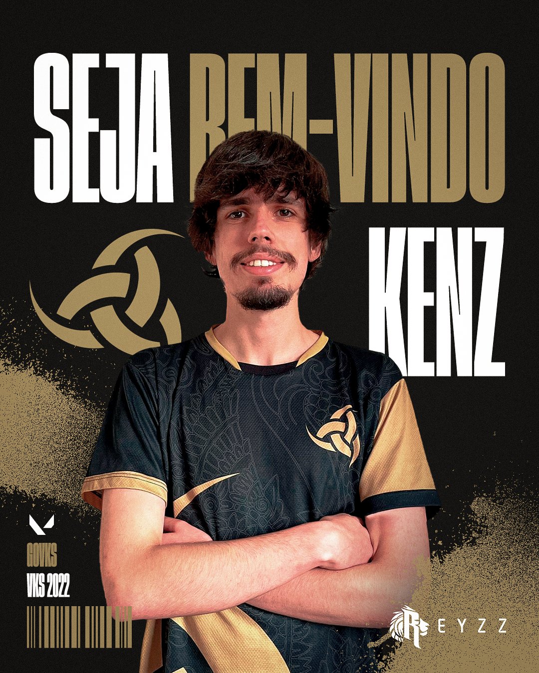 VCT BR 2022: Vikings completa quinteto com Kenz