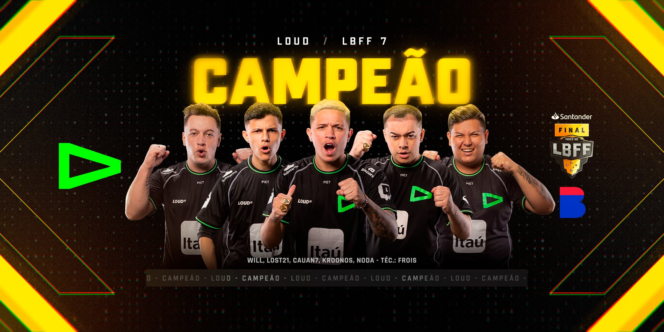LBFF 7: LOUD é campeã brasileira de Free Fire e vai para o mundial