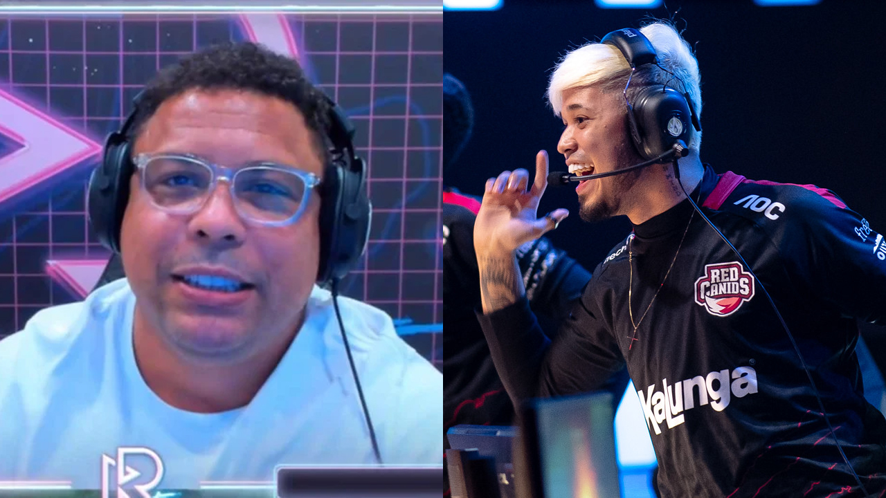 LoL: “Muleque é brabo e joga demais”, diz Ronaldo Fenômeno sobre titaN