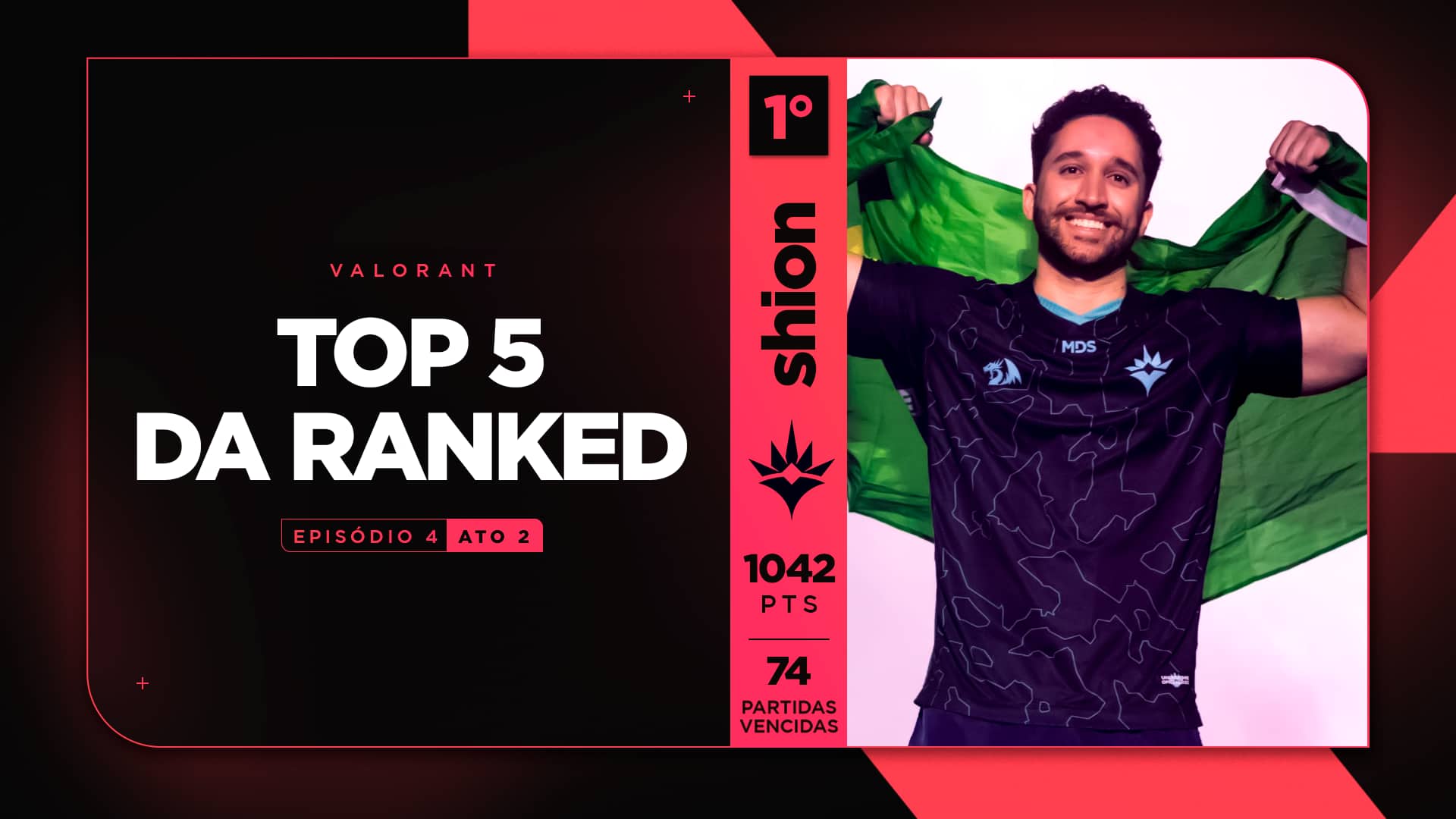 Top 5 Ranked VALORANT: Shion, da Liberty, lidera o ranking – 04/04