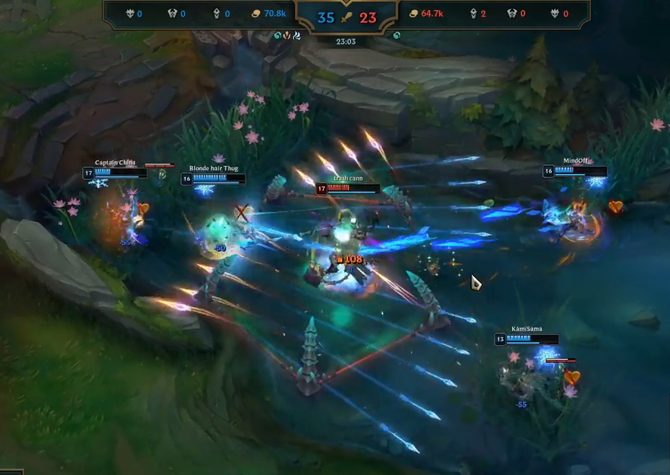 LoL: Com mais de 500 de armadura, Thresh sola 4 Ashes no Todos por Um