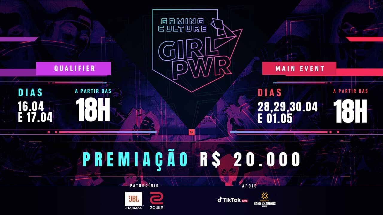 VALORANT: 4ª edição do Girl PWR está com inscrições abertas