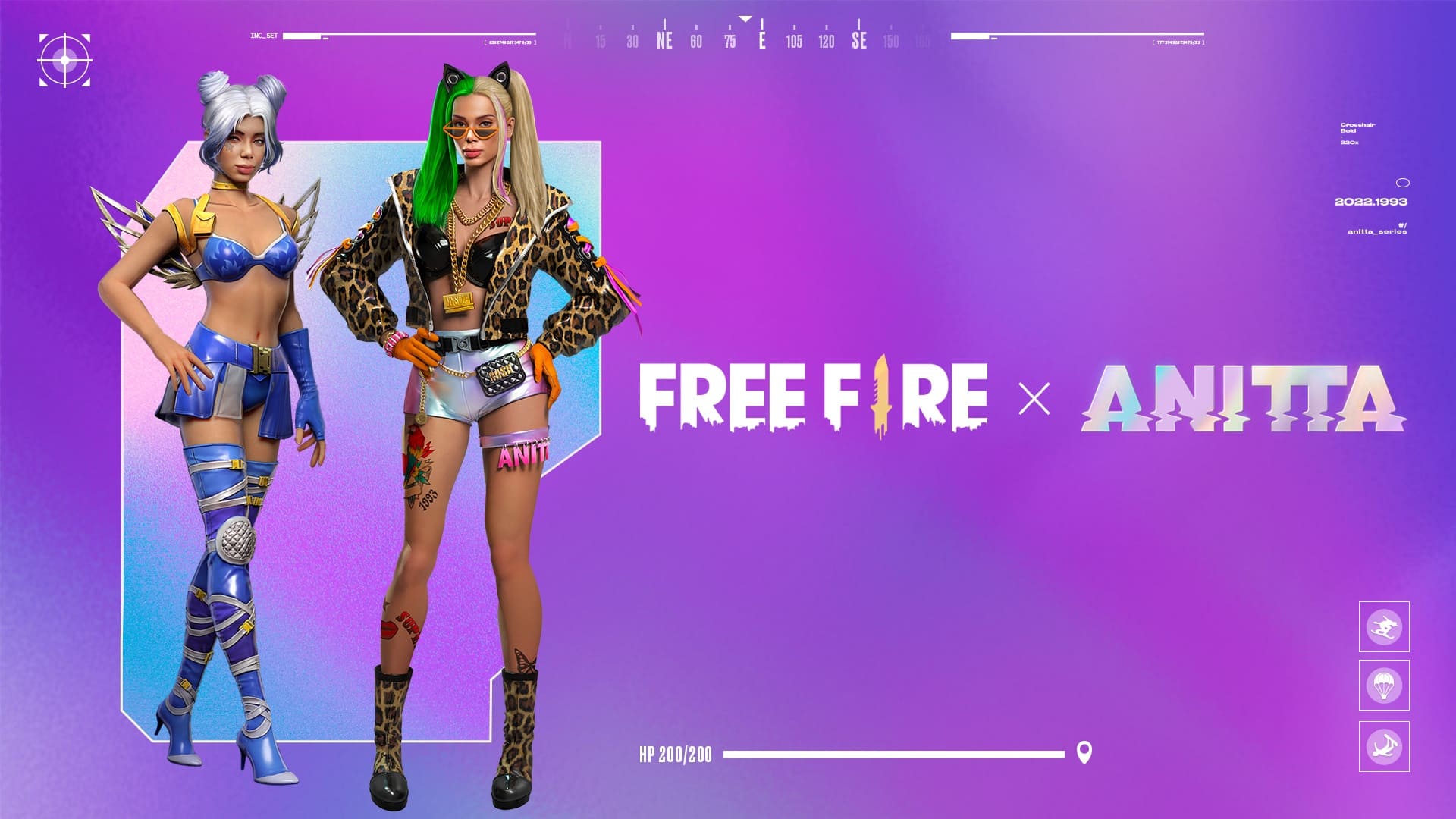 Free Fire: Anitta chega ao jogo com atualização “Redenção: Uni-vos!”