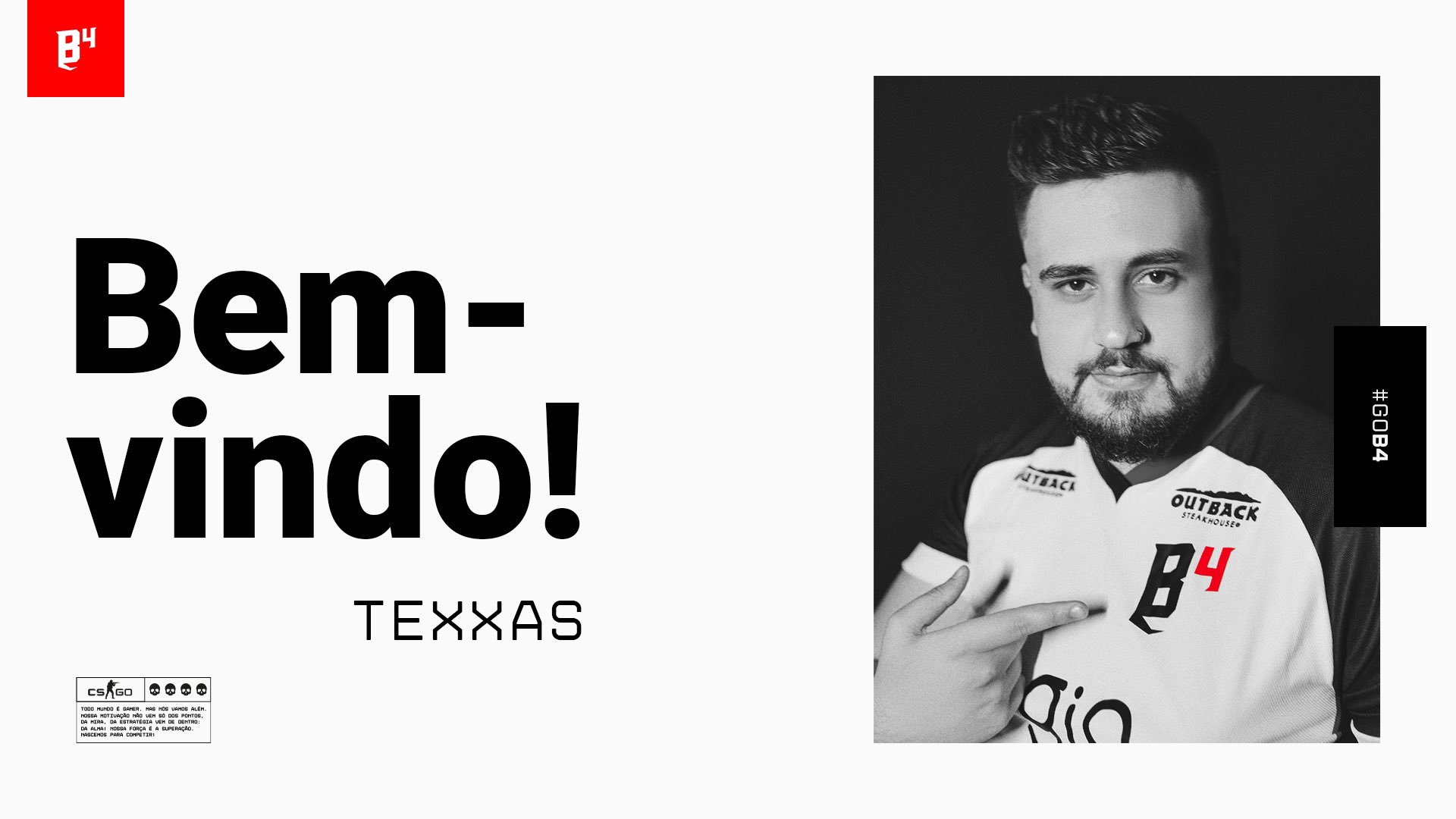 CS:GO: texxas é o novo treinador da B4