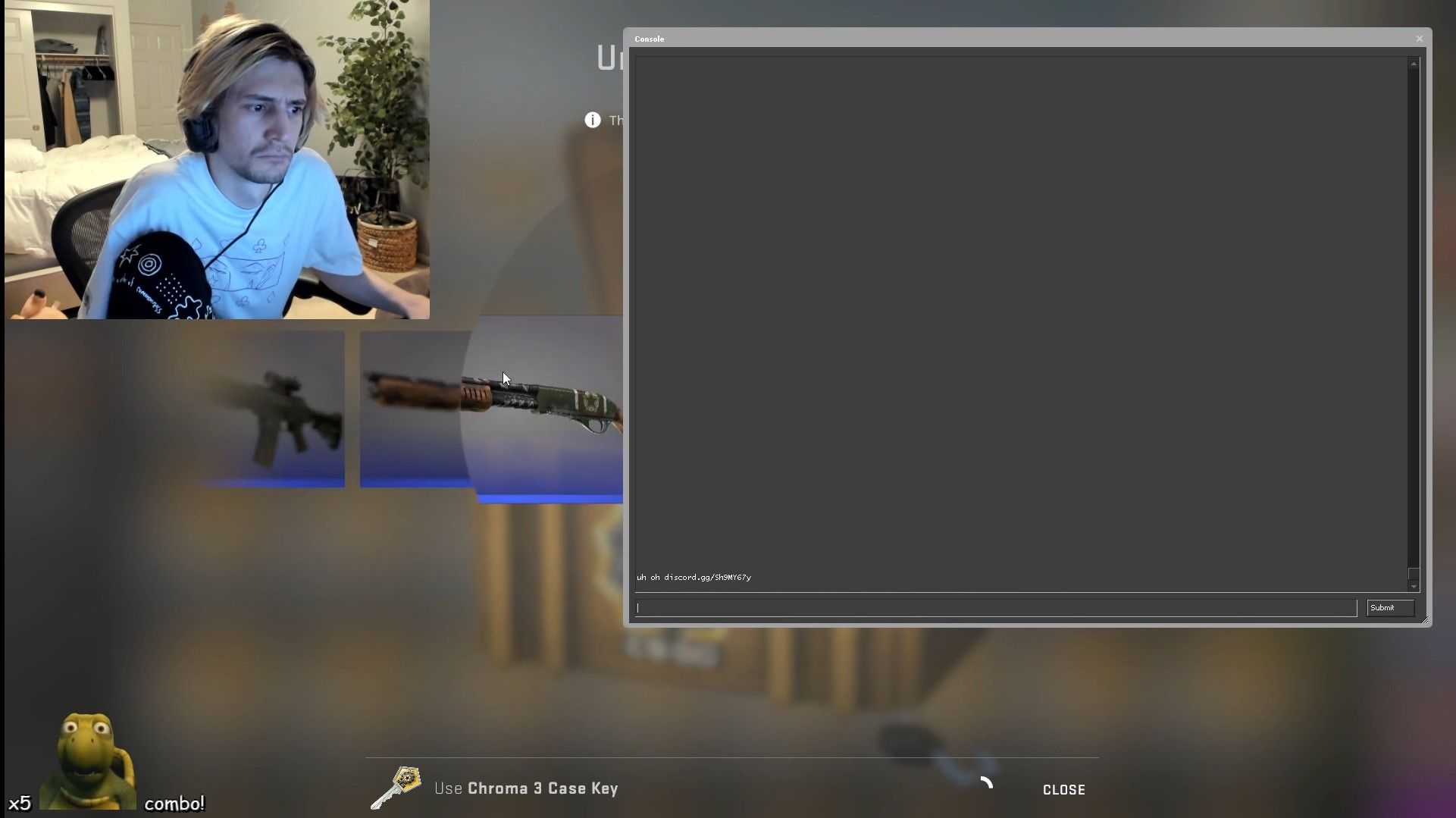 CS:GO: xQc vê seu console sendo hackeado ao vivo