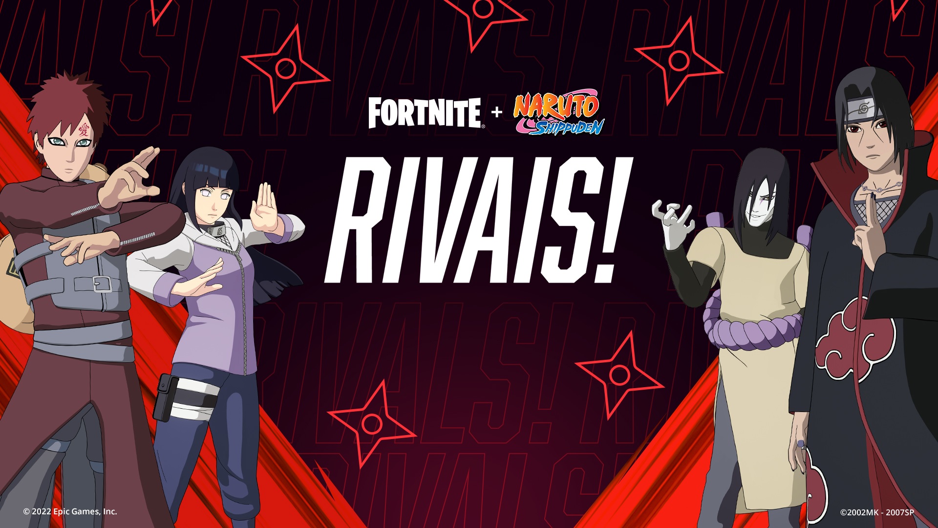 Fortnite: Nova parceria com Naruto é confirmada para dia 23