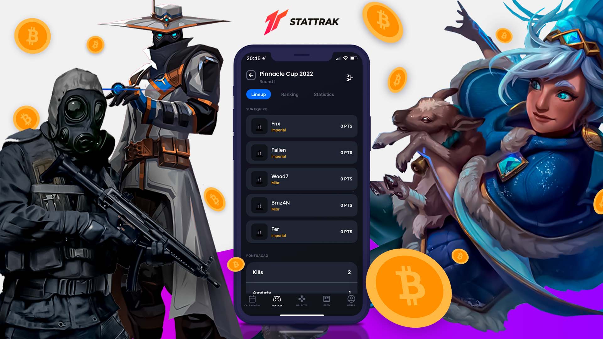 Como funciona o Fantasy Game da Stattrak