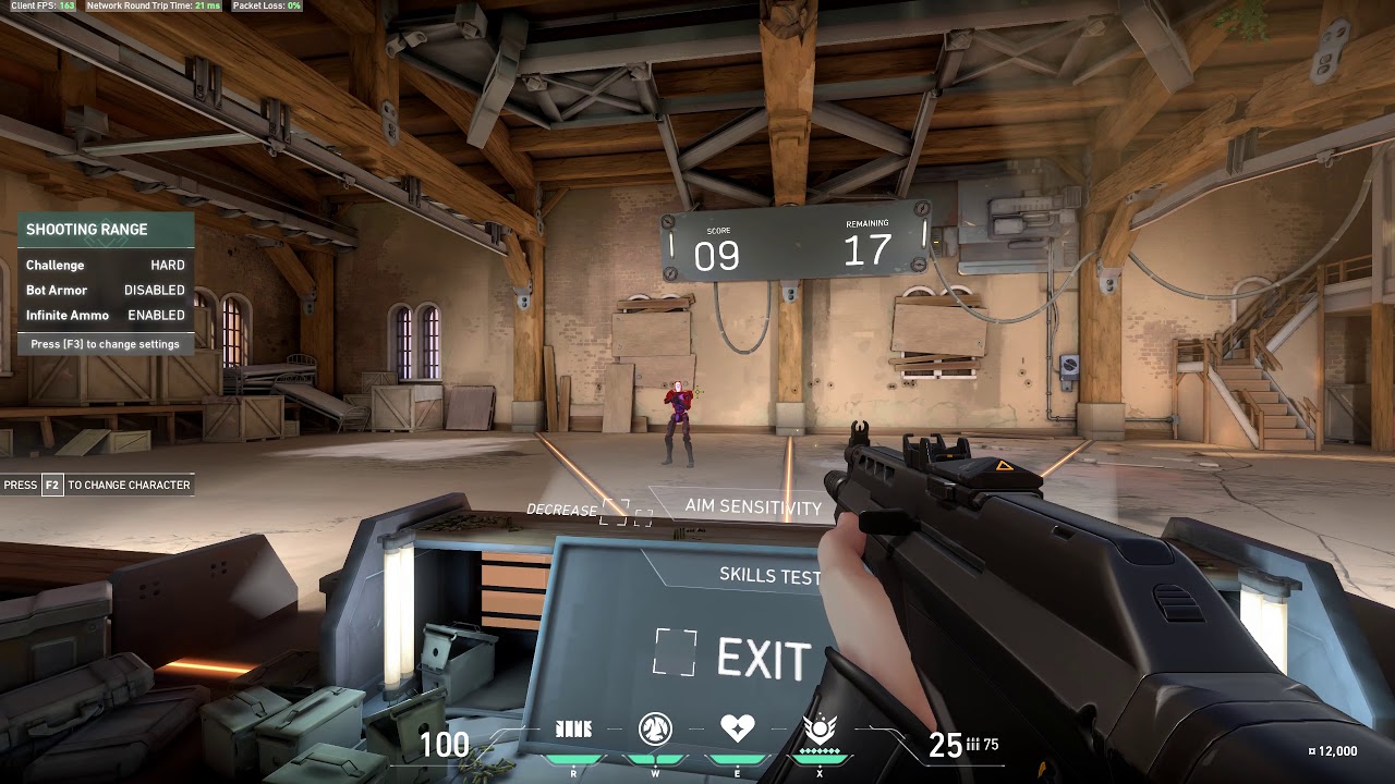 Como usar o modo treino no VALORANT